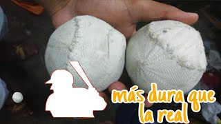 como fabricar pelota de baseball casera [upl. by Akelahs318]