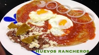 Huevos Rancheros recipe  How to cook mexican food [upl. by Streetman642]