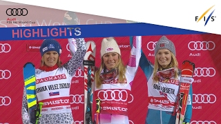 Highlights  Shiffrin defeats Zuzulova and wins the City Event in Stockholm  FIS Alpine [upl. by Yelram621]