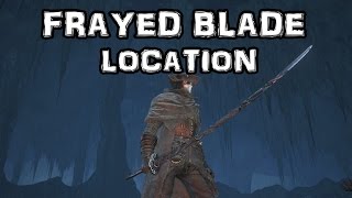 Dark Souls 3 The Ringed City DLC  Frayed Blade Katana Location [upl. by Arrimat]