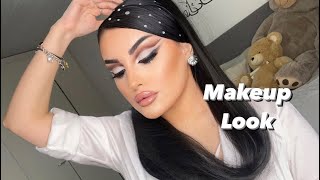 Cutcrease Makeup Look  لوکەکێ مکیاجی کو ناڤچاڤ بهێنە کێشان 💄 [upl. by Darlene344]