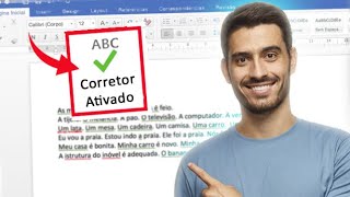 Como Ativar o Corretor Ortográfico no Word [upl. by Hollis933]