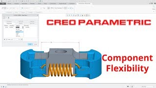 Creo Parametric  Component Flexibility  Tutorial [upl. by Boarer]