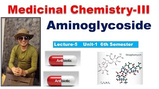 Aminoglycoside Antibiotics Intro Classification SAR MOA L4 Unit1 Medicinal ChemistryIII 6th sem [upl. by Nonnag]