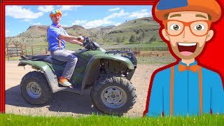 Blippi on the Ranch with Horses  and More Videos 1 HOUR [upl. by Lielos]