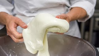 Live Making Fresh Mozzarella From Milk  Make Mozzarella Cheese at Home [upl. by Suoilenroc]