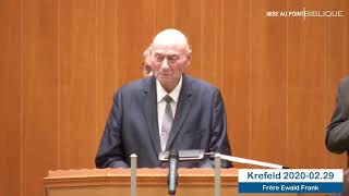 Retransmission 16082024 Krefeld Mission 2020 Ewald Frank [upl. by Eiralam]