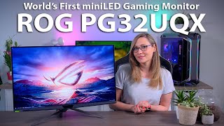 The Ultimate HDR Gaming Monitor  ASUS ROG Swift PG32UQX Review 32quot 4K 144Hz Mini LED [upl. by Caswell]