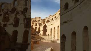 Wow The Grand Colosseum 🤩 📍Amphitheater of El Jem Tunisia 🇹🇳 [upl. by Lynett450]