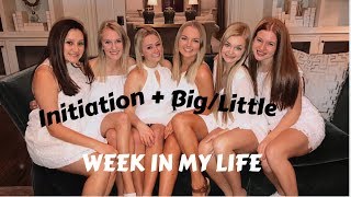 Big little reveal sorority initiation college week in my life  University of Alabama [upl. by Derwin]