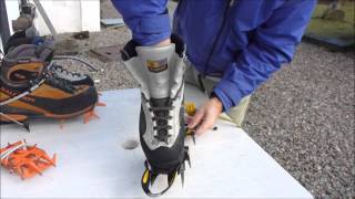 Fitting Grivel New Matic Crampons to Climbing Boots [upl. by Sofie]