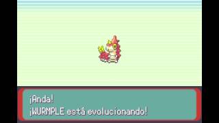 Pokémon Esmeralda  Wurmple evoluciona a Silcoon [upl. by Suiluj407]