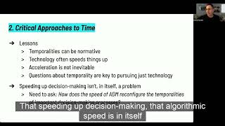 Decision Time Normative Dimensions of Algorithmic Speed [upl. by Ahsytal]