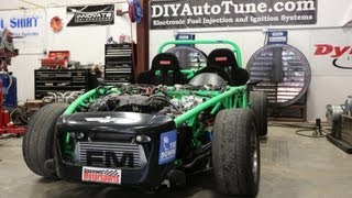 Exomotive Exocet Sport Turbo on the Dyno at DIYAutoTune [upl. by Gaiser]