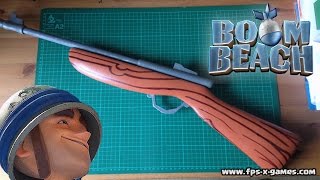 Making the Boom Beach Riflemans Rifle Prop [upl. by Tedra]