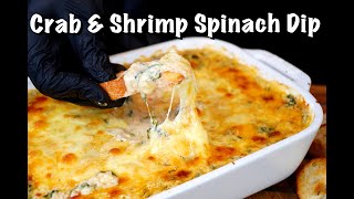 How To Make Crab amp Shrimp Spinach Dip  Your New Favorite Appetizer Recipe MrMakeItHappen [upl. by Sprague728]