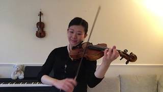 ABRSM Grade 4 Violin Exam 20202023 C1 Petite rhapsodie hongroise [upl. by Anelis]