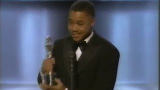 Cuba Gooding Jr winning Best Supporting Actor for Jerry Maguire [upl. by Soo398]