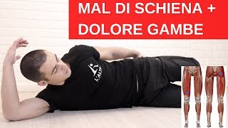 Dolore alla SCHIENA che prende le GAMBE esercizi e consigli [upl. by Analli464]