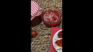 🍅 MERMELADA de TOMATE RÁPIDA Y FÁCIL shorts [upl. by Enoyrt]