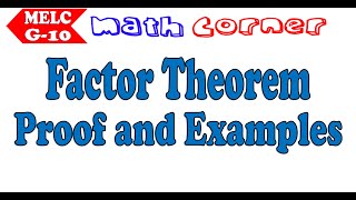 Cubic functions grade 12 The Factor Theorem [upl. by Eldnik83]