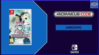 Unboxing AnonymousCode  Steelbook Launch Edition Nintendo Switch [upl. by Yllib193]