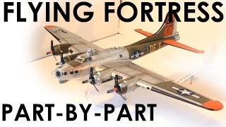 Revell B17G Flying Fortress PartbyPart Build  Model Aircraft [upl. by Moore]