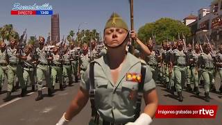 La Legión En El Día De Las Fuerzas Armadas 2019 Sevilla [upl. by Rickard]