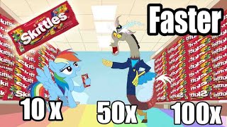 Skittles Meme Rainbow Dash FasterMeme Mentom [upl. by Airat530]