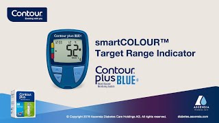 Using the smartCOLOUR feature  CONTOUR PLUS BLUE  mmolL  UK enUK [upl. by Asseralc]