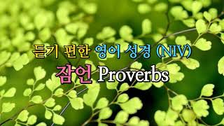 듣기편한 영어성경 NIV 잠언 Proverbs [upl. by Naujik248]