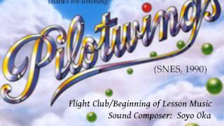 Pilotwings SNES  Flight ClubBeginning of Lesson Music Extended [upl. by Assile109]