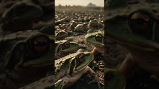 Plagues of Egypt The Invasion of Frogs by the 2nd Plague  Biblical History [upl. by Anilah]