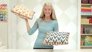 How to make a pillow or cushion with Piping attached [upl. by Oiramel]