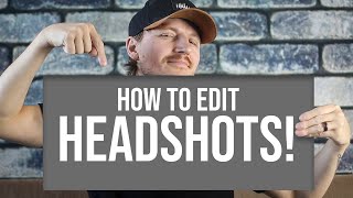 PHOTOSHOP  HOW TO EDIT ACTOR HEADSHOTS [upl. by Alysoun290]