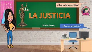 La justicia ¿qué es la justicia¿qué es la honestidadejemplos [upl. by Mord345]