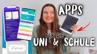 15 APPS für SCHULE amp UNI die du kennen solltest iPad  Handy [upl. by Gilliette]