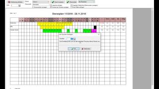 CADKAS Dienstplan 10  Dienstpläne für Mitarbeiter erstellen [upl. by Laurita650]