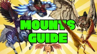 ALL FFXIV MOUNTS amp How to Get Them [upl. by Carnahan726]