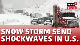 US Winter Storm LIVE  Northeastern Us Braces For Winter Storm Travel Chaos Concerns Rise  N18L [upl. by Greabe]