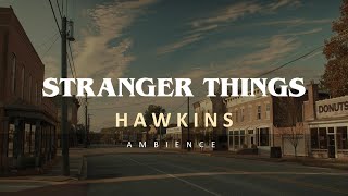 You’re walking the streets of Hawkins  Stranger Things Ambience for Studying Sleeping Relaxing [upl. by Adnyc]