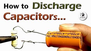 How to Discharge Capacitor safely with resistor [upl. by Lib]