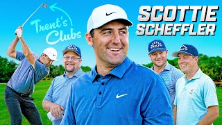 Can Scottie Scheffler Beat Us Using Trent’s Clubs [upl. by Arta616]