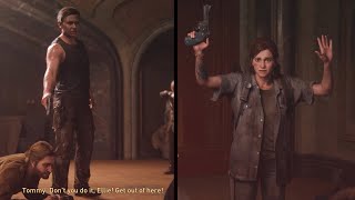 The Last of Us Part 2  Abby Confronts Ellie  Kills Jesse  Both Abby  Ellies Perspective [upl. by Uthrop]