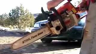 Stihl 029 Chainsaw Muffler Mod [upl. by Doley755]