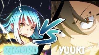 THE FACE OFF RIMURU VS YUUKI TENSEI SHITARA SLIME DATTA KEN WN [upl. by Ycal]