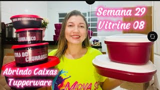 Abrindo Caixas Tupperware Semana 29 Vitrine 08 2024 [upl. by Demetria]