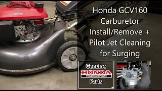 Cleaning a Honda GCV160 Pressure Washer Carburetor [upl. by Atinas388]