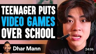 Teenager Puts VIDEO GAMES Over SCHOOL What Happens Next Is Shocking  Dhar Mann Studios [upl. by Nadirehs264]