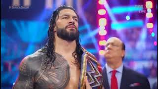 Roman Reigns debuts NEW THEME SONG FULL ENTRANCE Smackdown April 2021 [upl. by Mindy]